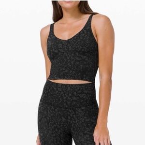 NWT Lululemon Align Tank Wild thing pattern size 10